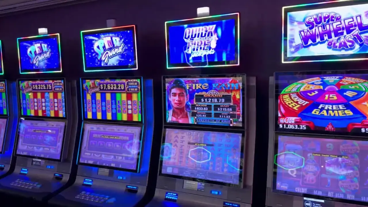 Anthem of the Seas casino video frame showing Super Wheel Blast.