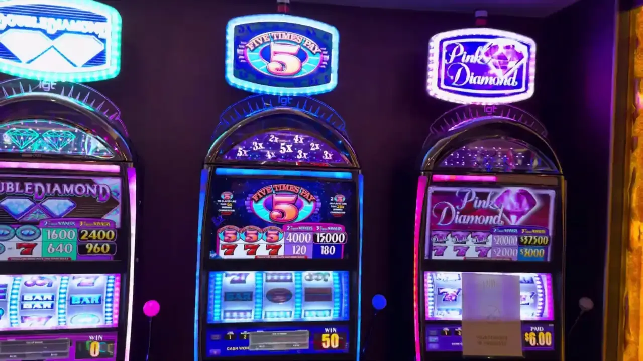Anthem of the Seas casino video frame showing Triple Stars.