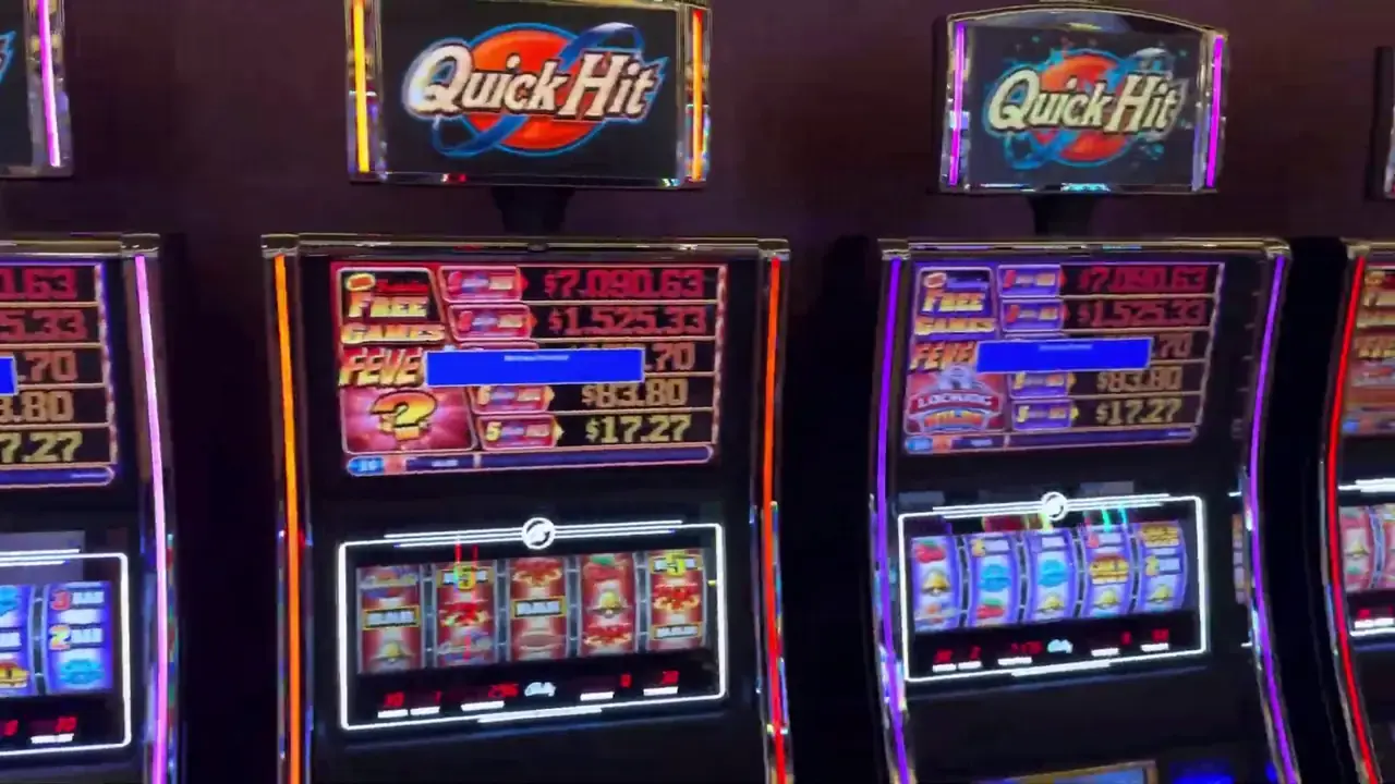 Anthem of the Seas casino video frame showing Quick Hit.