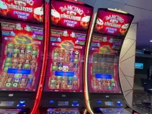 Dancing Drums Power Trio titles on Celebrity Apex slot cabinets