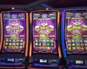 Dancing Drums Prosperity titles and slot cabinets on Celebrity Ascent