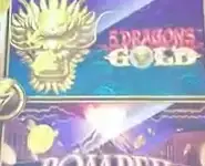 Dragon Gold title shown on Celebrity Xcel Wonder 4 menu