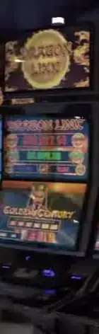 Dragon Link Golden Century game cabinet with its title visible