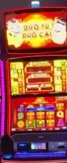 Duo Fu Duo Cai title on a Celebrity Xcel cabinet