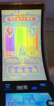 Triple Supreme Heart of the Sea titles on Celebrity Xcel cabinets