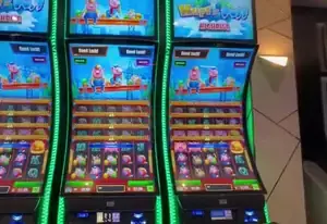 Huff N' Puff High Rise titles on Celebrity Apex slot cabinets