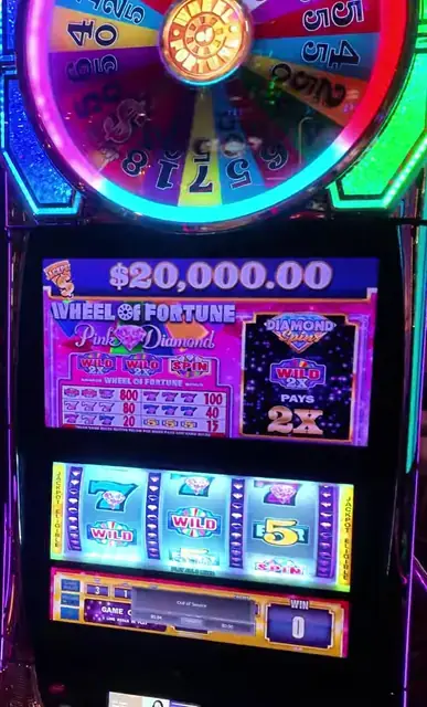 Wheel of Fortune Pink Diamond cabinets in the Freedom of the Seas walkthrough.