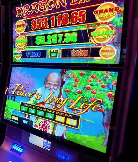 Dragon Link Peace & Long Life cabinets in the Freedom of the Seas walkthrough.