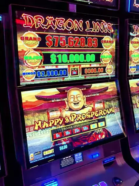 Dragon Link Happy & Prosperous cabinets in the Freedom of the Seas walkthrough.