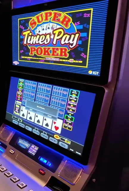 Super Times Pay Poker cabinets in the Freedom of the Seas walkthrough.