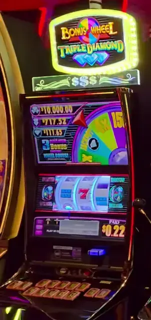 Bonus Wheel: Triple Diamond cabinets in the Anthem of the Seas walkthrough.