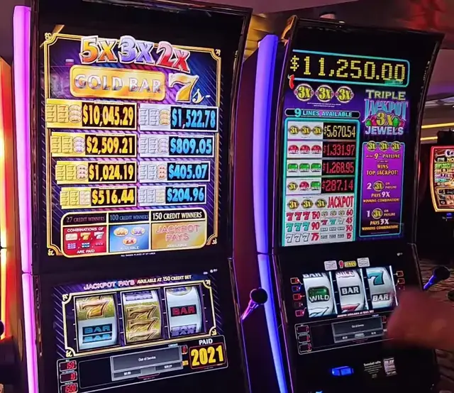 5X 3X 2X Gold Bar 7s, Triple Jackpot 3X Jewels cabinets in the Icon of the Seas walkthrough.