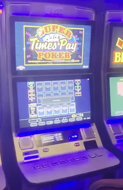 Super Times Pay Poker cabinets in the Adventure of the Seas walkthrough.