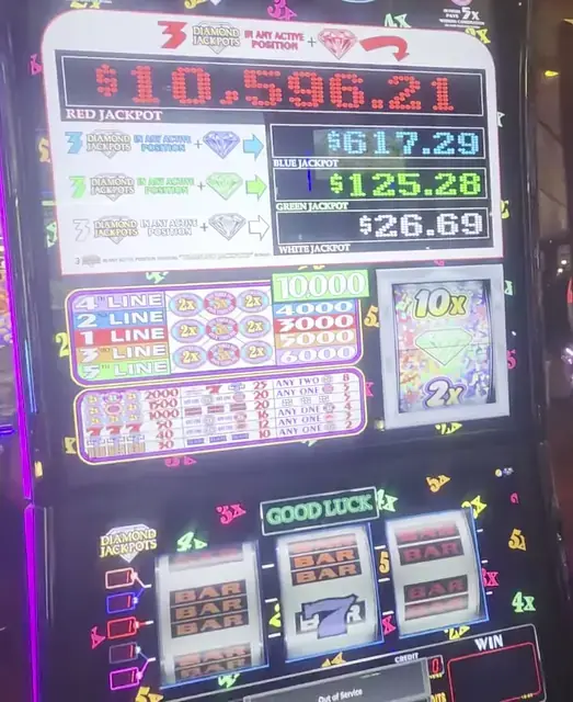 Diamond Jackpots cabinets in the Adventure of the Seas walkthrough.