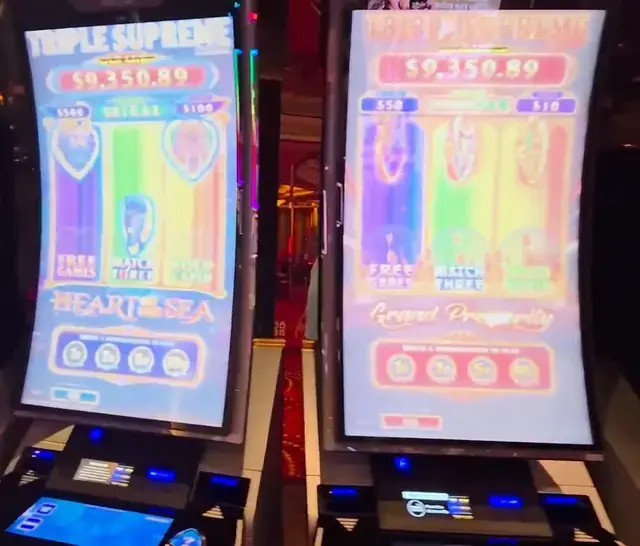 Triple Supreme Xtreme: Heart of the Sea, Triple Supreme: Grand Prosperity cabinets in the Independence of the Seas walkthrough.