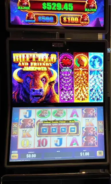 Buffalo and Friends Jackpots cabinets in the Legend of the Seas walkthrough.