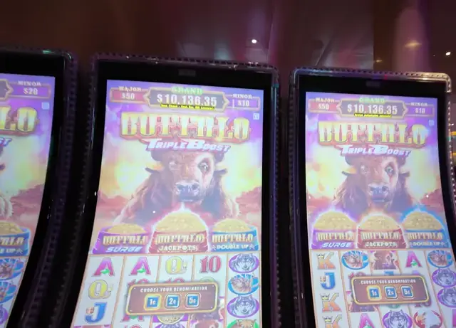 Buffalo Triple Boost cabinets in the Legend of the Seas walkthrough.