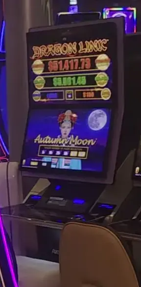 Dragon Link Autumn Moon cabinets in the Radiance of the Seas walkthrough.
