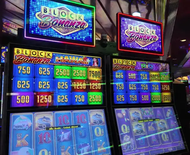 Block Bonanza: Hawaii, Block Bonanza: Rio cabinets in the Enchantment of the Seas walkthrough.