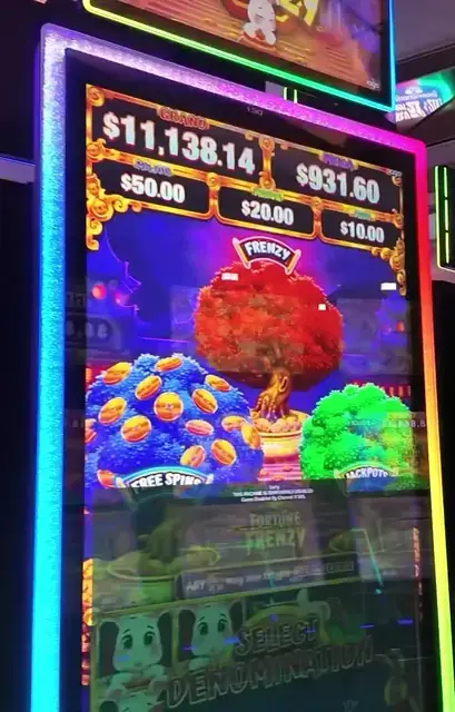 Fortune Frenzy cabinets in the Independence of the Seas walkthrough.