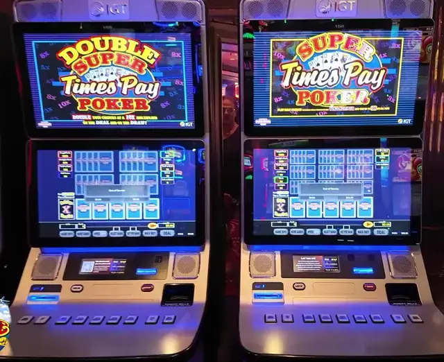 Double Super Times Pay Poker, Super Times Pay Poker cabinets in the Independence of the Seas walkthrough.
