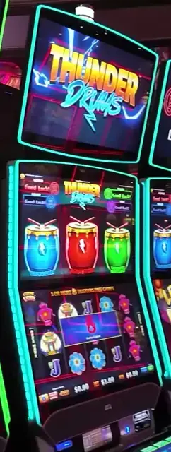 Thunder Drums cabinets in the Independence of the Seas walkthrough.