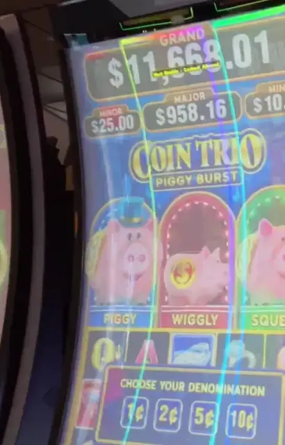 Coin Trio: Piggy Burst cabinets in the Navigator of the Seas walkthrough.