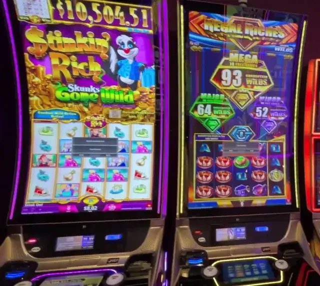Stinkin' Rich: Skunks Gone Wild, Mega Riches cabinets in the Quantum of the Seas walkthrough.