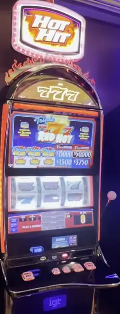 Triple Red Hot 7 cabinets in the Anthem of the Seas walkthrough.