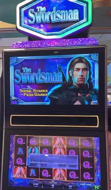The Swordsman cabinets in the Anthem of the Seas walkthrough.