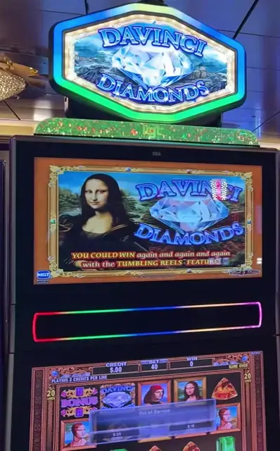 Da Vinci Diamonds cabinets in the Anthem of the Seas walkthrough.