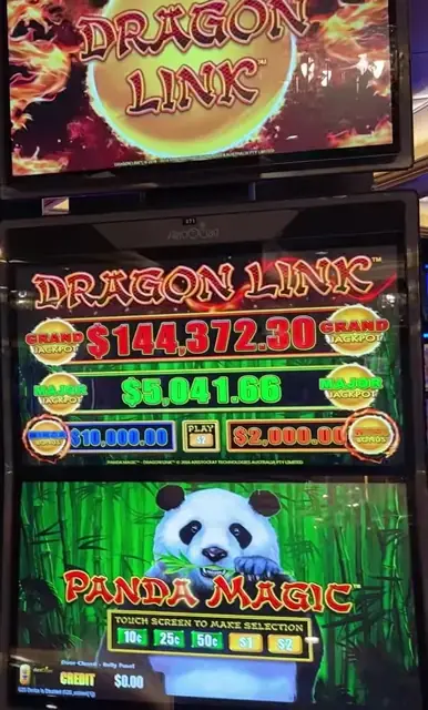Dragon Link: Panda Magic cabinets in the Anthem of the Seas walkthrough.