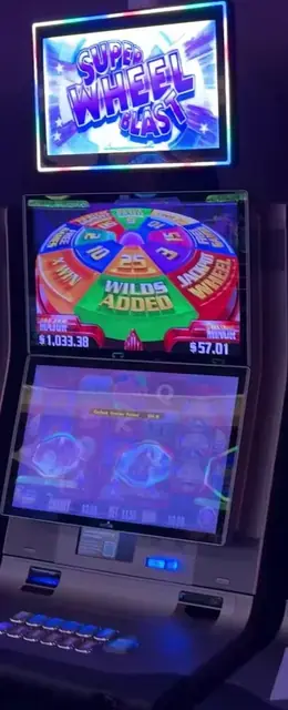 Super Wheel Blast cabinets in the Anthem of the Seas walkthrough.