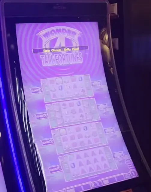 Wonder 4 Tall Fortunes cabinets in the Freedom of the Seas walkthrough.