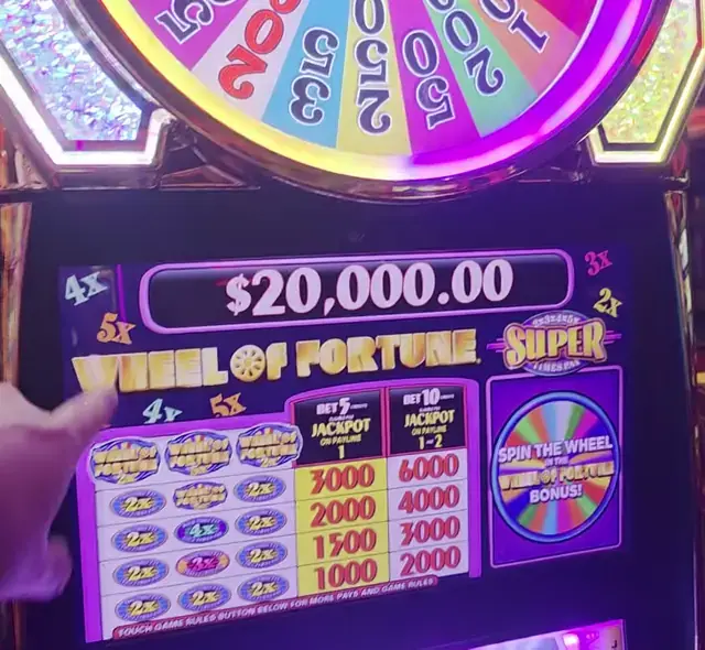Wheel of Fortune Super Times Pay cabinets in the Freedom of the Seas walkthrough.