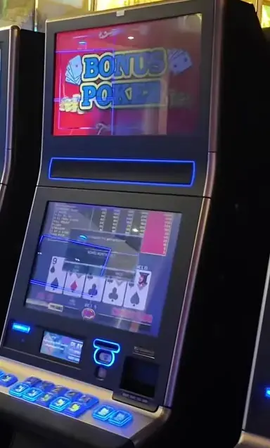 Bonus Poker cabinets in the Radiance of the Seas walkthrough.