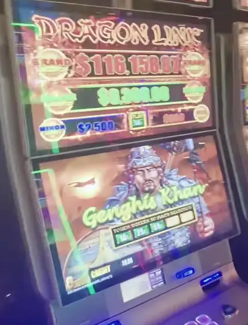 Dragon Link: Genghis Khan cabinets in the Allure of the Seas walkthrough.