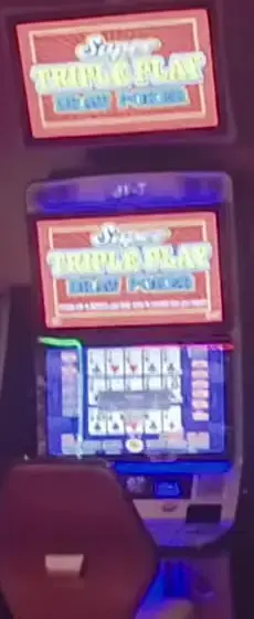 Super Triple Play Draw Poker cabinets in the Allure of the Seas walkthrough.