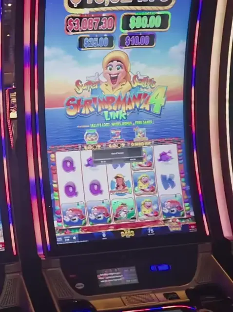 Sweet Sally's Shrimpmania 4 Link cabinets in the Allure of the Seas walkthrough.