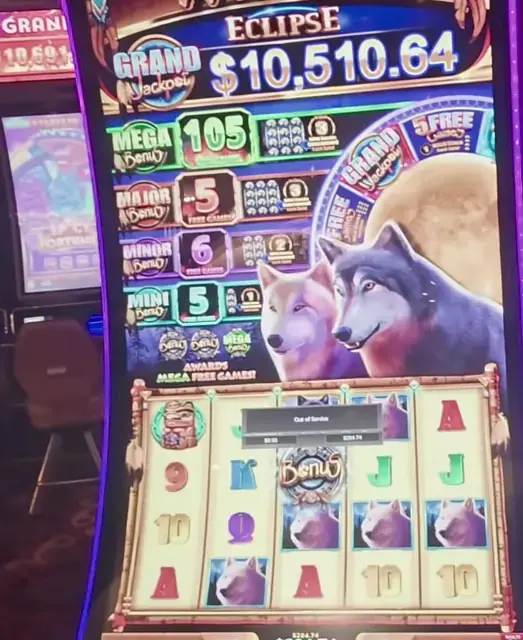 Wolf Run Eclipse cabinets in the Allure of the Seas walkthrough.