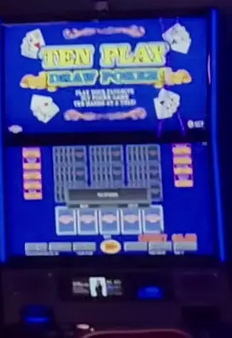 Ten Play Draw Poker cabinets in the Allure of the Seas walkthrough.