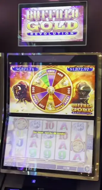 Buffalo Gold Revolution cabinets in the Odyssey of the Seas walkthrough.