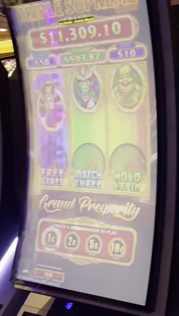 Triple Supreme: Grand Prosperity cabinets in the Odyssey of the Seas walkthrough.