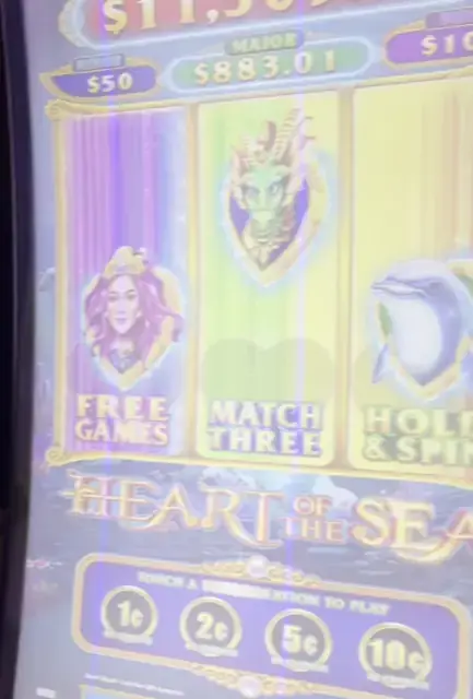 Triple Supreme: Heart of the Sea cabinets in the Odyssey of the Seas walkthrough.