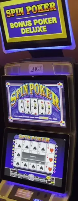 Spin Poker cabinets in the Odyssey of the Seas walkthrough.