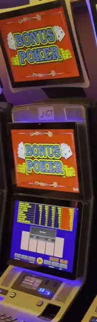 Bonus Poker cabinets in the Odyssey of the Seas walkthrough.