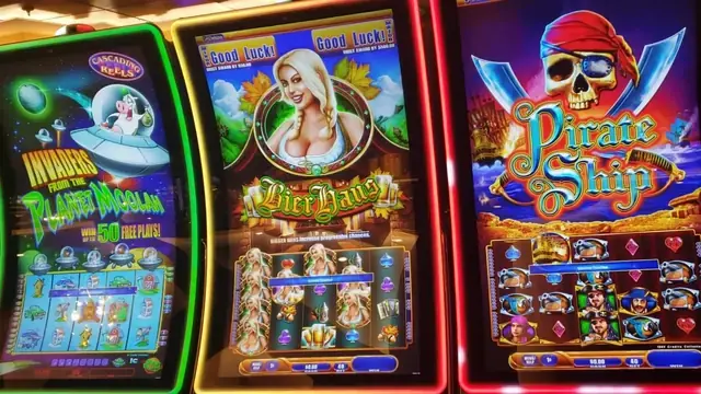 Invaders from the Planet Moolah, Bier Haus, Pirate Ship cabinets in the Quantum of the Seas walkthrough.