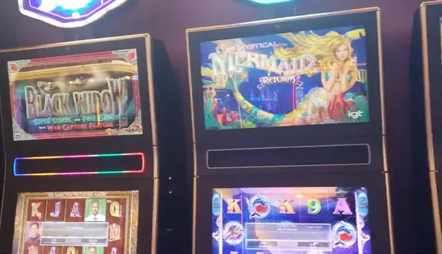 Black Widow, Mystical Mermaid Returns cabinets in the Quantum of the Seas walkthrough.