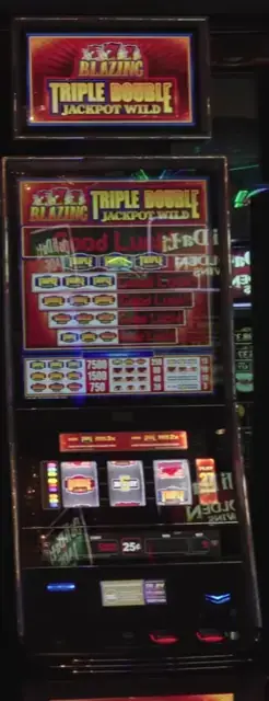 Blazing Triple Double Jackpot Wild cabinets in the Serenade of the Seas walkthrough.