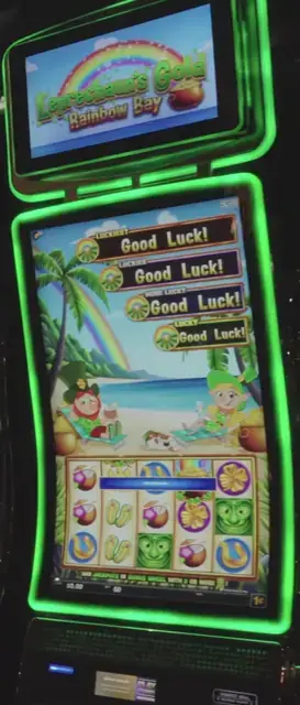Leprechaun's Gold Rainbow Bay cabinets in the Serenade of the Seas walkthrough.
